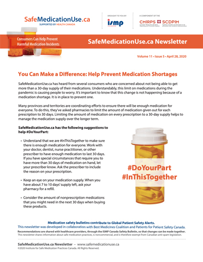 Medication Shortages